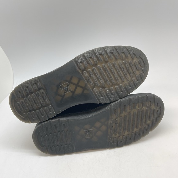 Dr. Martens Zavala Boots Womens 7 Black Lace Up Leather Combat Grunge Shoes - Picture 8 of 9